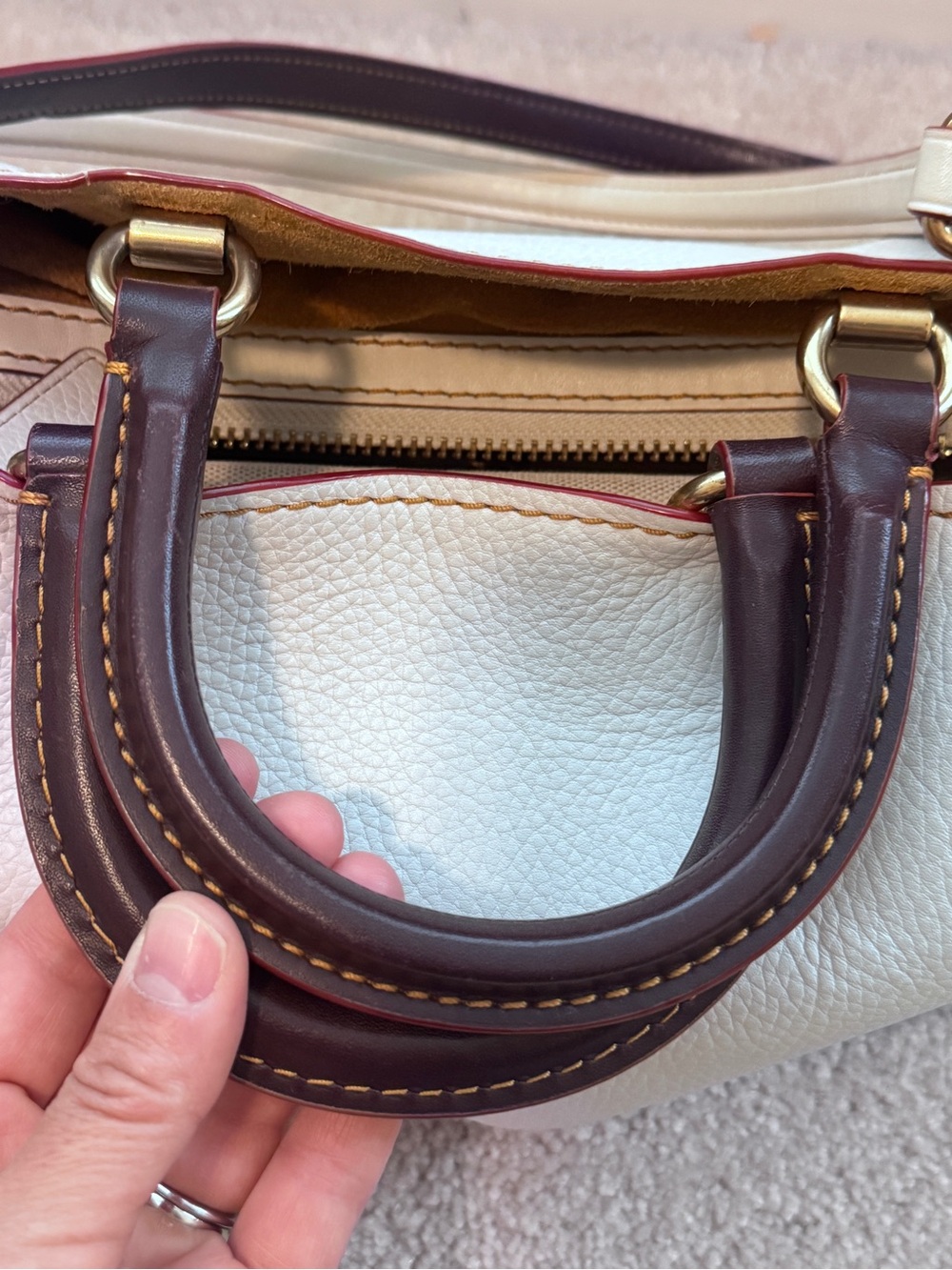 Coach Rogue Women's Pebbled Leather bag - Picture 5 of 11